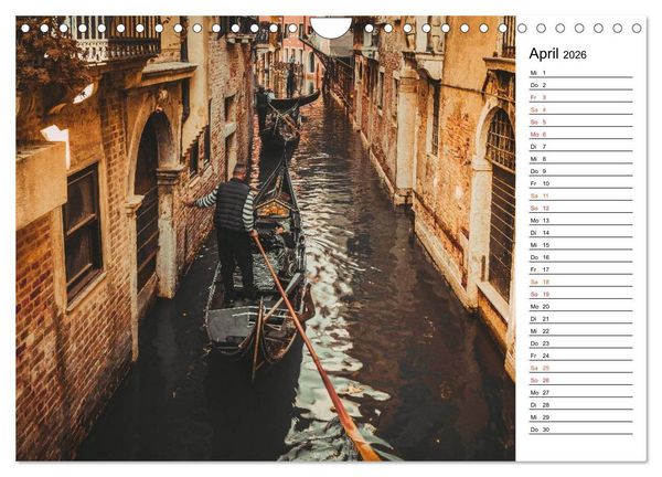 Produktbild: Traumstadt Venedig (Wandkalender 2026 DIN A4 quer), CALVENDO Monatskalender