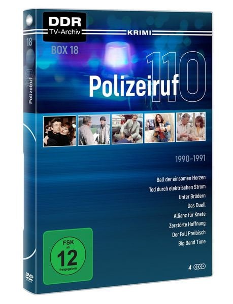 Produktbild: Polizeiruf 110 - Box 18 (DDR TV-Archiv) mit Sammelr&uuml;cken [4 DVDs]