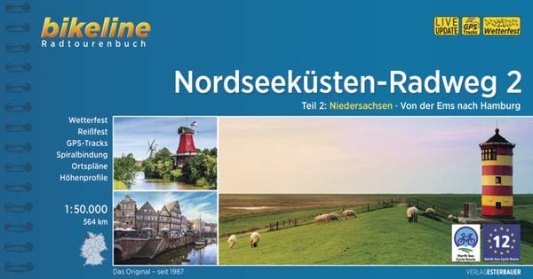 Produktbild: Nordseek&uuml;sten-Radweg. 1:75000 / Nordseek&uuml;sten-Radweg 2