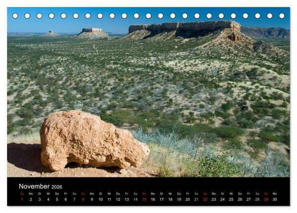 Produktbild: Namibias Highlights (Tischkalender 2026 DIN A5 quer), CALVENDO Monatskalender
