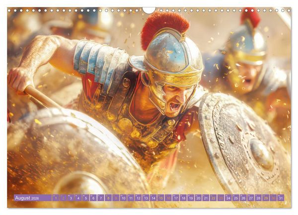 Produktbild: Die R&ouml;mer - K&auml;mpfe und Alltag (Wandkalender 2026 DIN A3 quer), CALVENDO Monatskalender