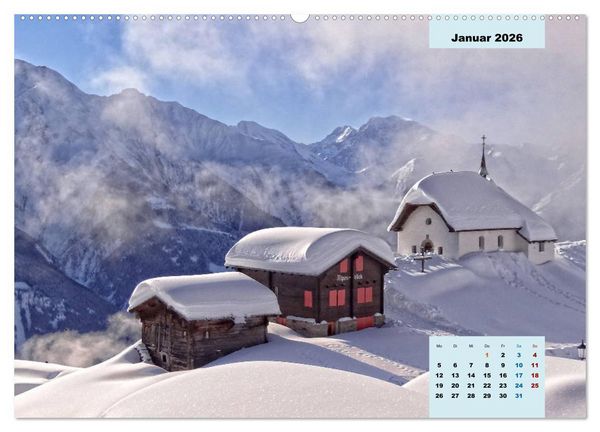 Produktbild: WANDERN &uuml;ber Stock und Stein in der Schweiz (hochwertiger Premium Wandkalender 2026 DIN A2 quer), Kunstdruck in Hochglanz