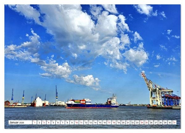 Produktbild: KURS HAMBURG (Wandkalender 2026 DIN A3 quer), CALVENDO Monatskalender