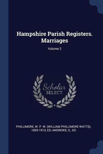 Produktbild: Hampshire Parish Registers. Marriages; Volume 2