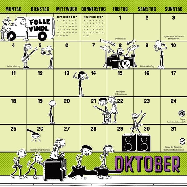 Produktbild: Gregs Kalender 2027