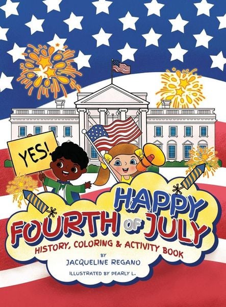 Produktbild: Happy Fourth of July History, Coloring, & Activity Book