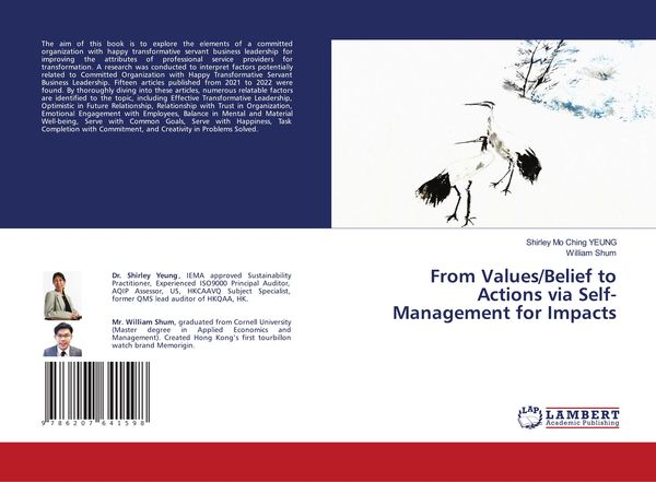 Produktbild: From Values/Belief to Actions via Self-Management for Impacts