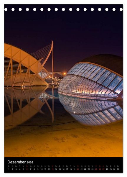 Produktbild: Valencia entdecken (Tischkalender 2026 DIN A5 hoch), CALVENDO Monatskalender
