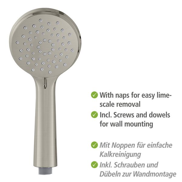 Produktbild: Brauseset Mod. Young Edelstahl geb&uuml;rstet, L&auml;nge Stange: 66 cm