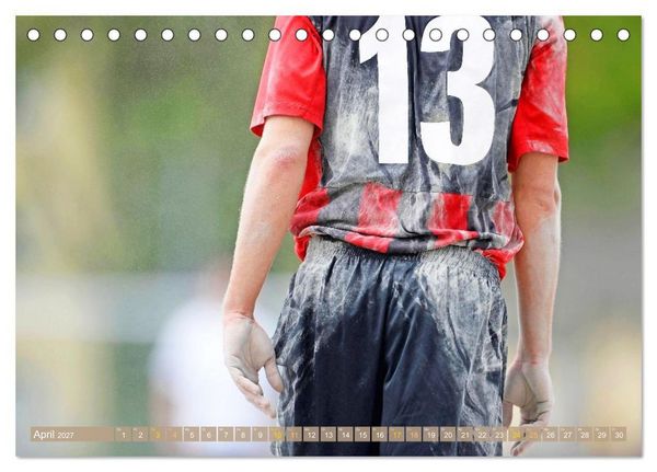 Produktbild: Ich liebe Fu&szlig;ball (Tischkalender 2027 DIN A5 quer), CALVENDO Monatskalender
