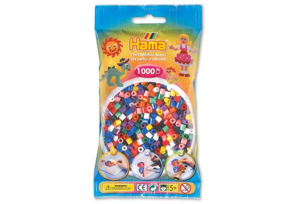 Produktbild: Hama Perlen volltonfarbe, 1000 Stück