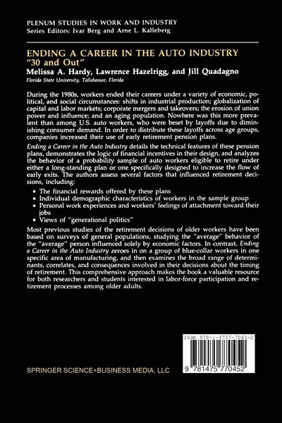Produktbild: Ending a Career in the Auto Industry