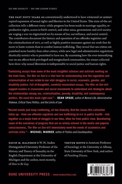 Produktbild: The War on Sex