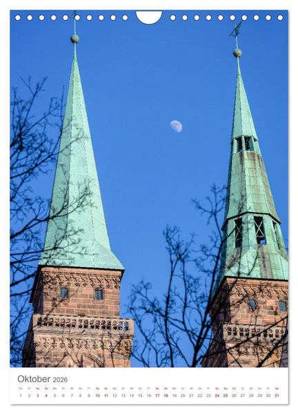Produktbild: N&uuml;rnberg (Wandkalender 2026 DIN A4 hoch), CALVENDO Monatskalender