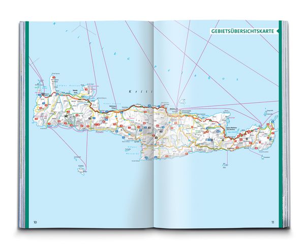 Produktbild: KOMPASS Wanderf&uuml;hrer Kreta mit Weitwanderweg E4, 75 Touren mit Extra-Tourenkarte