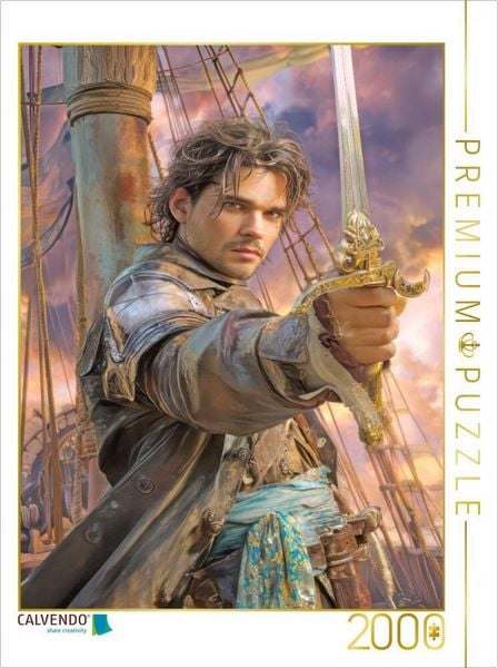 CALVENDO Puzzle Seefahrer und Piraten | 2000 Teile Lege-Größe 90 × 67 cm Foto-Puzzle für glückliche Stunden