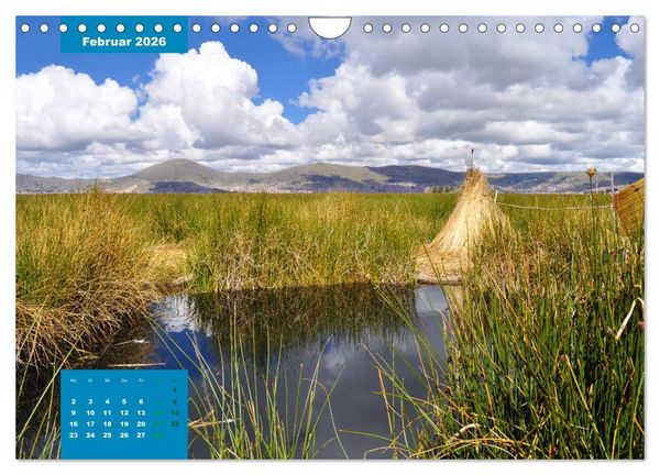 Produktbild: Erlebe mit mir das unverwechselbare Peru (Wandkalender 2026 DIN A4 quer), CALVENDO Monatskalender