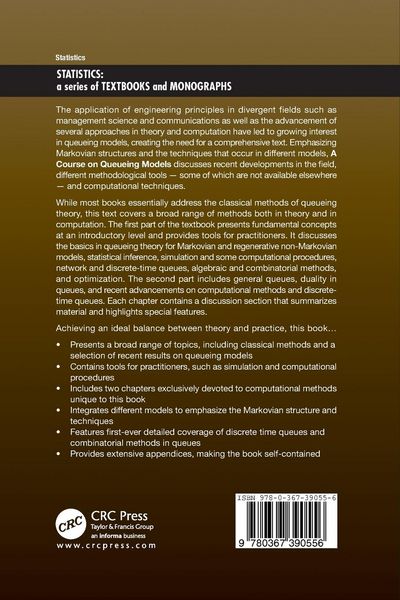Produktbild: A Course on Queueing Models