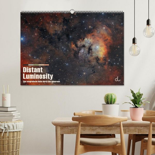 Produktbild: Distant Luminosity: Eine fotografische Reise durch das Universum (Wandkalender 2026 DIN A2 quer), CALVENDO Monatskalender