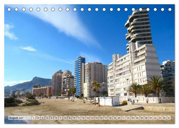 Produktbild: Calpe - Erholung am Mittelmeer (Tischkalender 2027 DIN A5 quer), CALVENDO Monatskalender