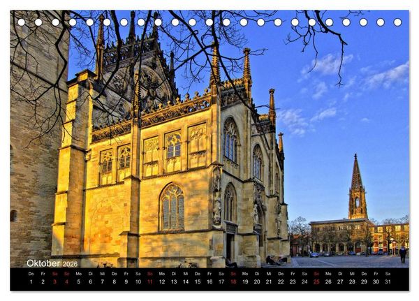Produktbild: M&uuml;nster - Geschichten aus verschiedenen Jahrhunderten (Tischkalender 2026 DIN A5 quer), CALVENDO Monatskalender