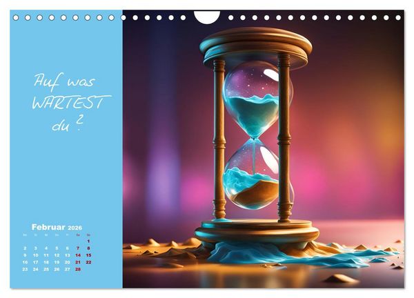 Produktbild: KI Mut - Trau Dich und stell Dir die richtige Frage (Wandkalender 2026 DIN A4 quer), CALVENDO Monatskalender