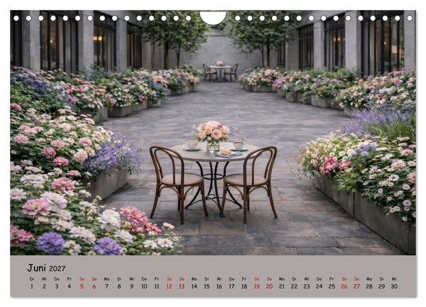 Produktbild: Urbane Oasen - Wo die Stadt aufblüht (Wandkalender 2027 DIN A4 quer), CALVENDO Monatskalender