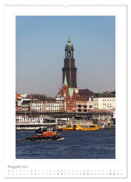 Produktbild: Hamburg - Impressionen einer Stadt (hochwertiger Premium Wandkalender 2027 DIN A2 hoch), Kunstdruck in Hochglanz