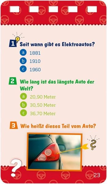 Produktbild: Was ist was Quiz Autos