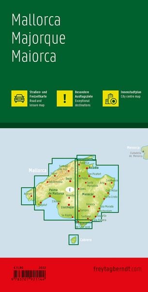 Produktbild: Freytag & berndt Stra&szlig;enkarte Mallorca 1:50.000