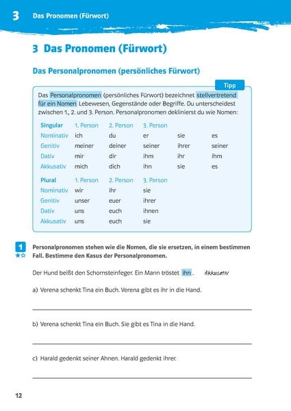 Produktbild: 10-Minuten-Training Deutsch Wortarten 5./6. Klasse. Kleine Lernportionen f&uuml;r jeden Tag
