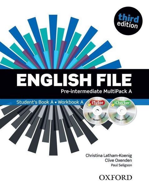 Produktbild: English File: Pre-interm. MultiPACK A w. iTutor + iChecker