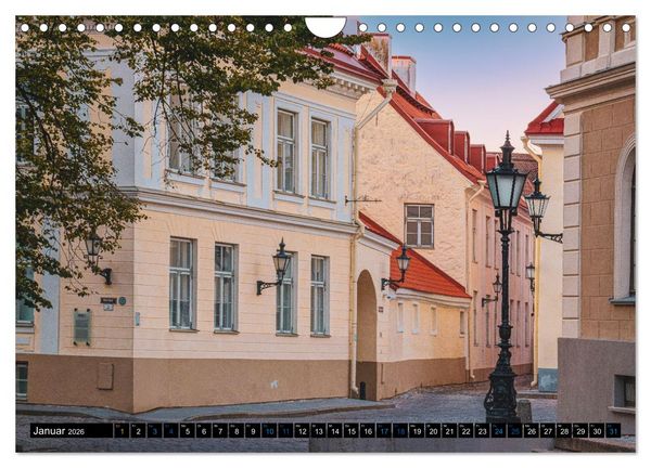 Produktbild: Nordischer Glanz &ndash; Tallinn - Riga - Vilnius (Wandkalender 2026 DIN A4 quer), CALVENDO Monatskalender