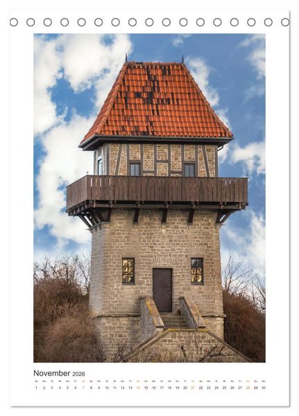 Produktbild: Alte Wassert&uuml;rme (Tischkalender 2026 DIN A5 hoch), CALVENDO Monatskalender