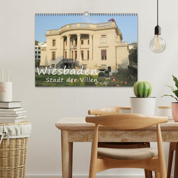 Produktbild: Wiesbaden - Stadt der Villen (Wandkalender 2026 DIN A3 quer), CALVENDO Monatskalender