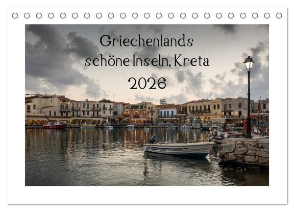 Griechenlands schöne Inseln, Kreta (Tischkalender 2026 DIN A5 quer), CALVENDO Monatskalender