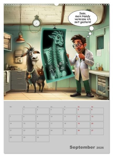 Produktbild: Ein Arzt f&uuml;r alle Felle (hochwertiger Premium Wandkalender 2026 DIN A2 hoch), Kunstdruck in Hochglanz