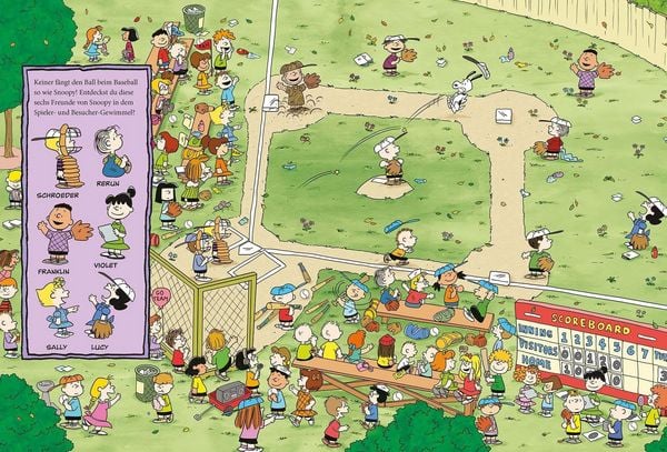 Produktbild: Peanuts: Wimmelbuch - Entdecke die Welt der Peanuts!