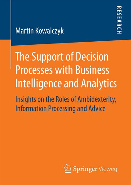Produktbild: The Support of Decision Processes with Business Intelligence and Analytics
