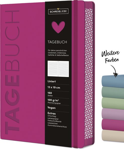 Produktbild: Tagebuch Fuchsia