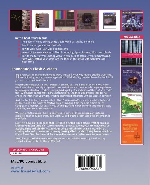 Produktbild: Foundation Flash 8 Video