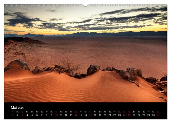 Produktbild: Das Licht Namibias (hochwertiger Premium Wandkalender 2026 DIN A2 quer), Kunstdruck in Hochglanz