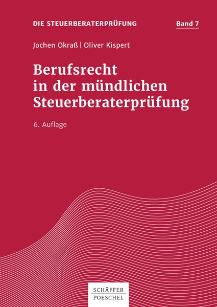 Produktbild: Berufsrecht in der m&uuml;ndlichen Steuerberaterpr&uuml;fung