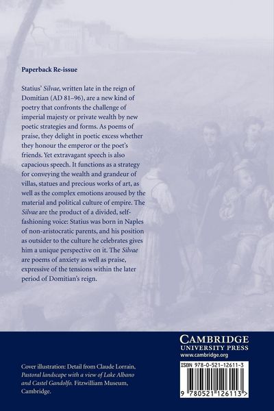 Produktbild: Statius' Silvae and the Poetics of Empire