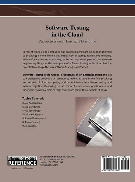 Produktbild: Software Testing in the Cloud