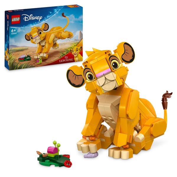 LEGO ǀ Disney Simba, das Löwenjunge des Königs, Kinderspielzeug 43243