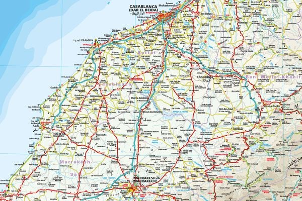 Produktbild: Landkarte Marokko 1 : 1.000.000