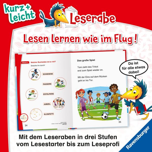 Produktbild: Leserabe 1. Lesestufe Kurz und leicht - Tonis magisches Fu&szlig;ball-Trikot