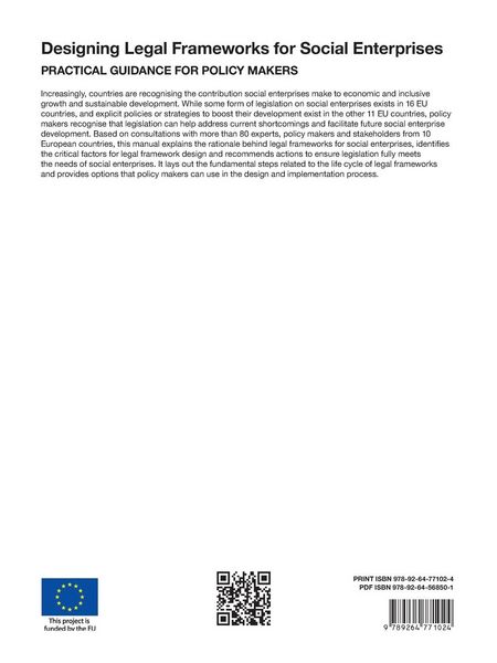 Produktbild: Designing Legal Frameworks for Social Enterprises