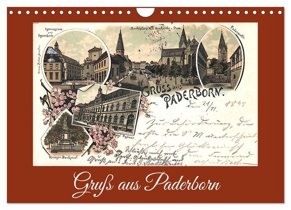 Produktbild: Gru&szlig; aus Paderborn (Wandkalender 2026 DIN A4 quer), CALVENDO Monatskalender